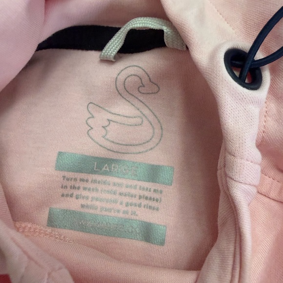 Swannies Golf Light Pink Hooded Sweatshirt - Picture 2 of 5